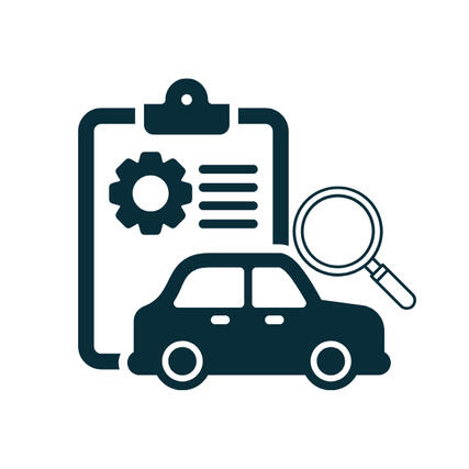 Icon illustrating car inspections services at Bosch Car Service Northcliff Auto
